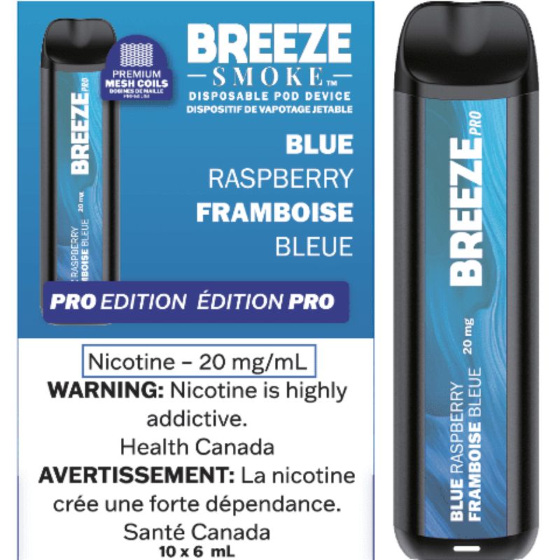 Blue Raspberry - Breeze Pro Disposable Vape